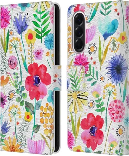 Vista 135 de Head Case Designs Officially Licensed Ninola Butterfly Nature Spring Floral Leather Wallet Case Compatible with Samsung Galaxy A07 4G
