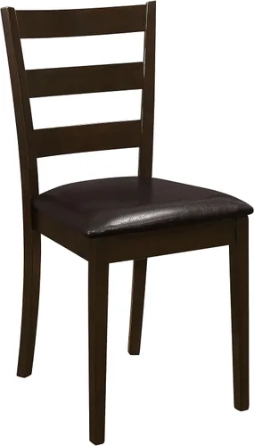 Vista 6 de Coaster Home Furnishings - Guillen - Madera - Juego de comedor rectangular de 5 piezas - Sillas laterales sin brazos, juego de comedor