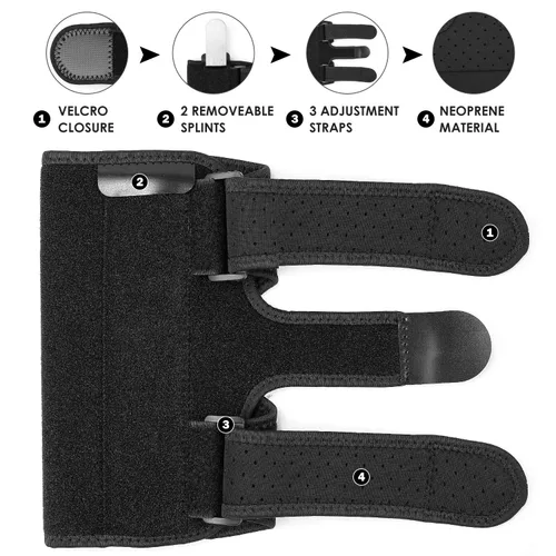 Vista 3 de Codera, 2 férulas de metal extraíbles para tendinitis, codo para atrapamiento del nervio cubital, síndrome del túnel cubital, férula de codo
