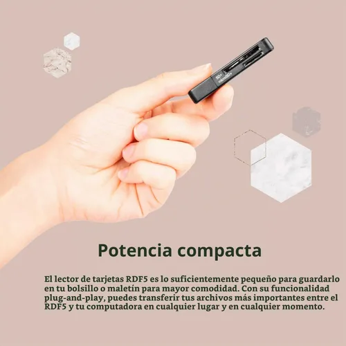 Vista 8 de Transcend RDF5, Negro