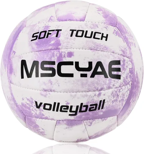 Vista 8 de Balones de voleibol de tamaño oficial 5, suaves al tacto para niños, jóvenes y adultos, voleibol para interiores y exteriores, para principiantes