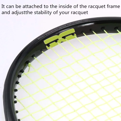 Vista 4 de Lixada 6 cintas de raqueta de tenis de silicona para raquetas de tenis de 0.11 oz