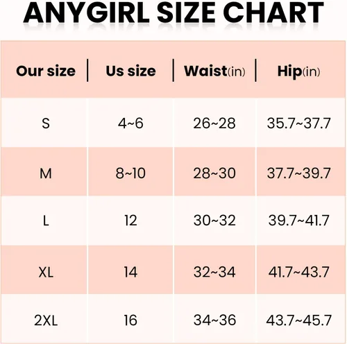 Vista 6 de Anygirl Slip Shorts for Under Dresses Tummy Control Shapewear Shorts Thigh Slimmer Boyshorts Panties Shorts for Under Dresses