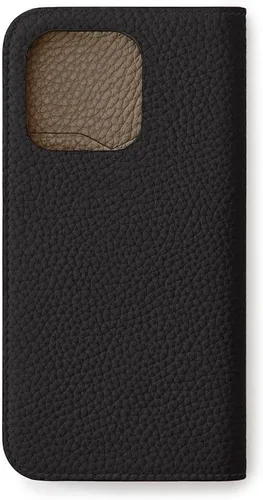 Vista 2 de BONAVENTURA Funda para smartphone Diary [iPhone15 Pro, negro x Etoupe] BODTR15P-BKET