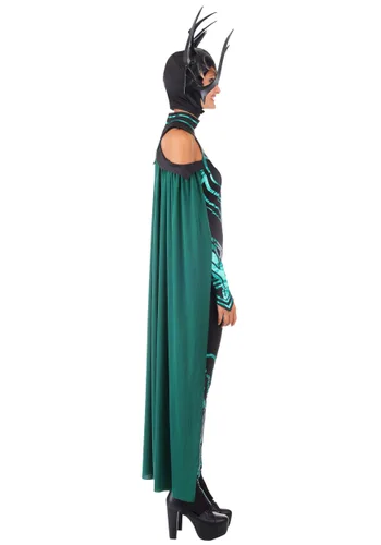 Vista 4 de Disfraz Premium de Hela para Mujer de Marvel Thor: Ragnarok Multicolor