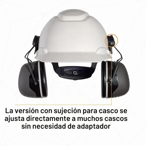 Vista 2 de 3M PELTOR - Orejeras de protección auditiva, serie X5, protección contra el ruido NRR 21 dB, construcción, fabricación, automoción