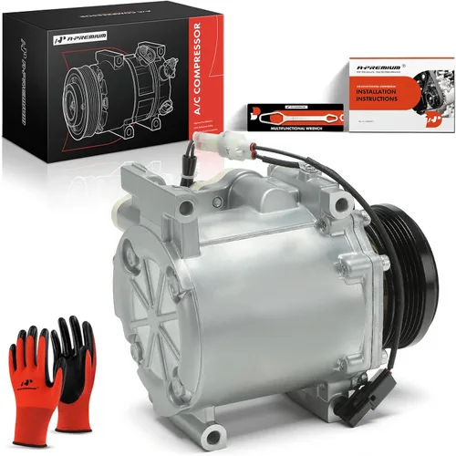 Vista 10 de Compresor de aire acondicionado A-Premium con embrague Compatible con Mitsubishi Eclipse 3.8L 2006-2010, Eclipse 2012, Galant 3.8L 2004-2009