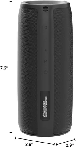 Vista 8 de Altavoz Bluetooth, altavoces Bluetooth MusiBaby M88, altavoz inalámbrico, altavoces Bluetooth inalámbricos, doble emparejamiento, Bluetooth 5.0