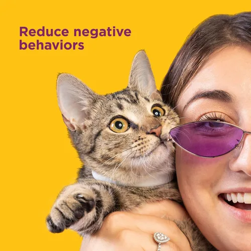 Vista 4 de Comfort Zone Paquete de ahorro de collar calmante para gatos: 2 collares calmantes de 30 días para 60 días de calma; las feromonas para gatos ayudan