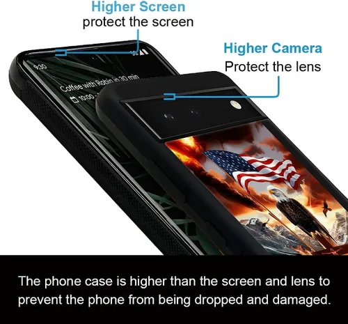 Vista 1143 de Compatible con Google Pixel 4A 5G Mobile Case Creative Acrylic Panel trasero Silicona Protección Grip especialmente diseñado para Google Pixel 4A 5G