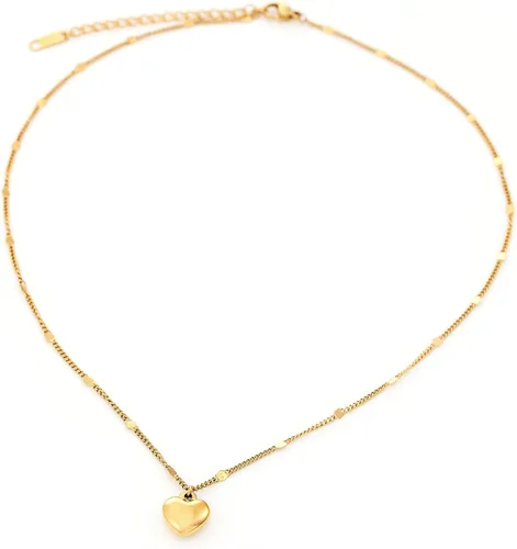 Vista 2 de CParavano Collar para mujer collares con colgante para mujer collar de cadena chapado en oro de 18 quilates collares de moda collares de oro