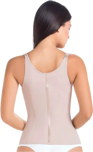 Vista 2 de MARIAE 9037 - Chaleco colombiano para mujer Cinturilla Reductora de Mujer