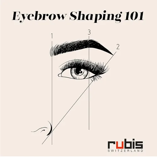 Vista 5 de Rubis Pinzas inclinadas clásicas de acero inoxidable para cejas precisas y depilación, 1K108, rosa, Rubis Switzerland Swiss Made mundialmente