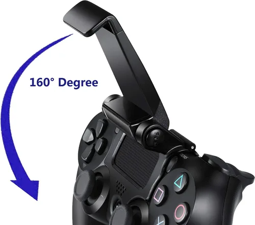 Vista 4 de Paquete de 2 soportes de soporte de soporte de clip de teléfono para controlador inalámbrico PS compatible con controlador PS