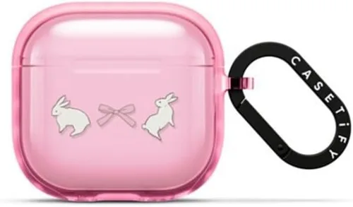 Vista 13 de CASETiFY Impact Airpods Pro (1ª/2ª) - Funda con anillo, color negro