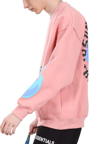 Vista 5 de DONCARE Holy Ky - Sudadera con capucha para hombre, forro polar, cuello redondo, manga larga, con capucha