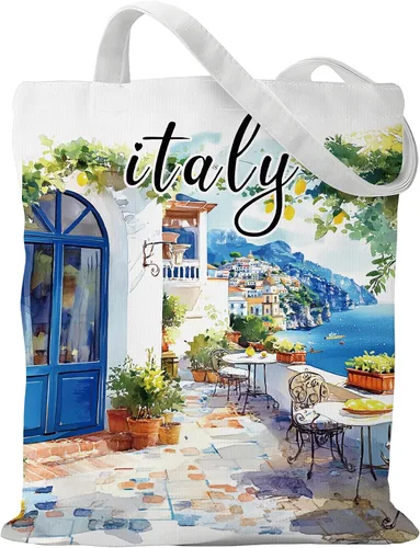 Vista 11 de Bolsa de algodón para mujer, regalos de recuerdos, bolsas de tela reutilizables, regalos de diseño artístico de acuarela