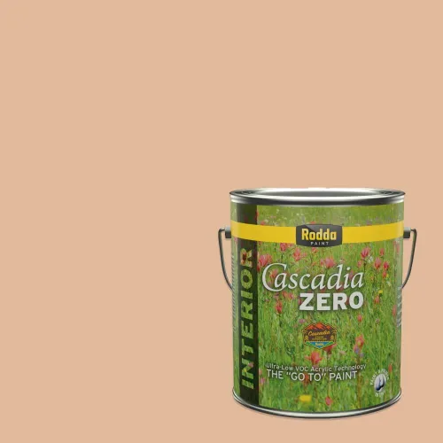 Vista 63 de Rodda Paint CASCADIA ZERO - Pintura plana e imprimación para interiores en uno, cuarto de galón, crema de ballet