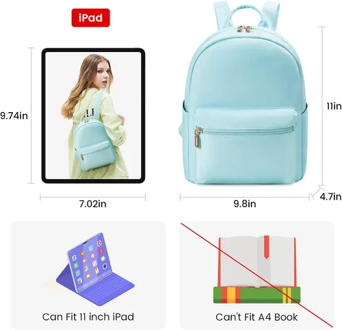 Vista 4 de LOVEVOOK Mini mochila pequeña y linda mochila de moda para niñas y mujeres