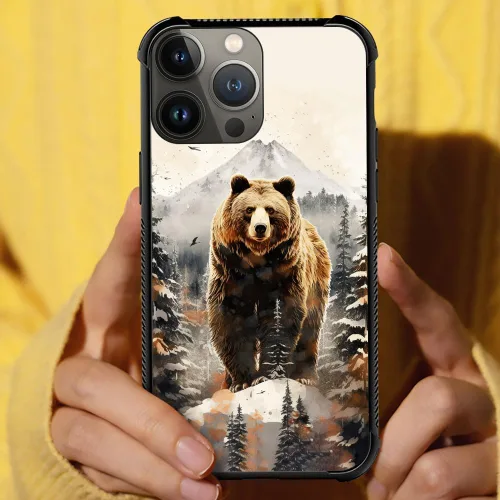 Vista 156 de Funda compatible con iPhone 15, diseño de elefantes africanos, diseño increíble a prueba de golpes, antiarañazos, carcasa trasera de policarbonato