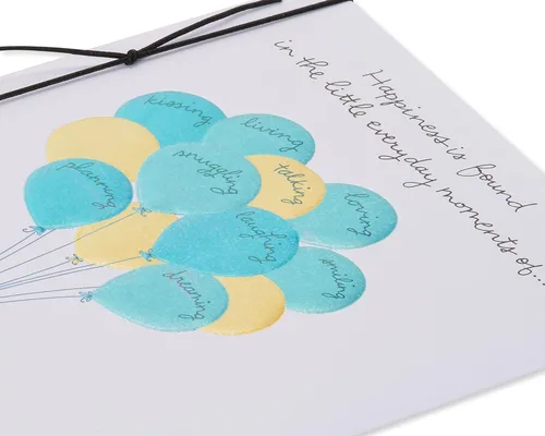 Vista 5 de American Greetings tarjeta de aniversario de matrimonio con cinta, Everyday Moments Wedding