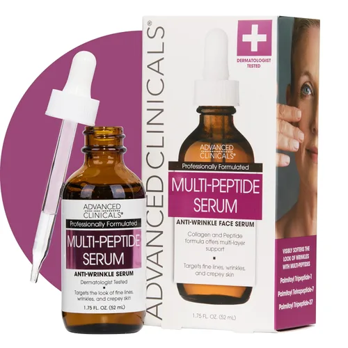 Vista 14 de Advanced Clinicals - Suero exfoliante con ácido glicólico al 10% para la cara + ácido láctico Exfoliante facial AHA + suero de ácido salicílico