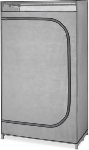 Vista 3 de Whitmor Perchero portátil con tapa, armario portátil para colgar – 36 pulgadas de ancho x 64 pulgadas de alto x 19.75 pulgadas de profundidad