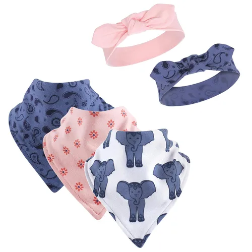 Vista 11 de Yoga Sprout Juego de babero y accesorios de bandana, 5 piezas, flechas