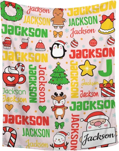Vista 14 de Manta de Navidad – Decoración para sofá, cama, sala de estar – Manta de regalo para niñas, niños, niños pequeños/cuna, 30 x 40 pulgadas