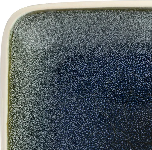 Vista 6 de Gibson Elite Namastay Juego de vajilla de 12 piezas, azul