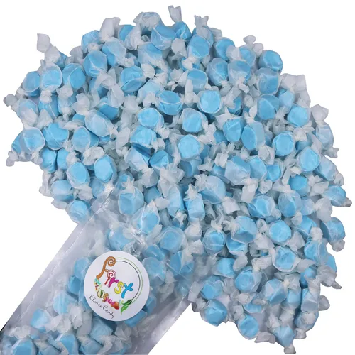 Vista 18 de Variedad de caramelos gourmet de agua salada (Patriótico americano rojo blanco azul, 1 libra)