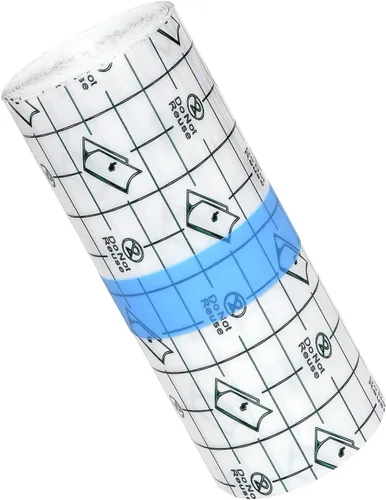Vista 9 de OBTANIM Cinta adhesiva transparente impermeable para vendaje de piel para cuidado posterior de tatuajes (2 x 197 pulgadas)