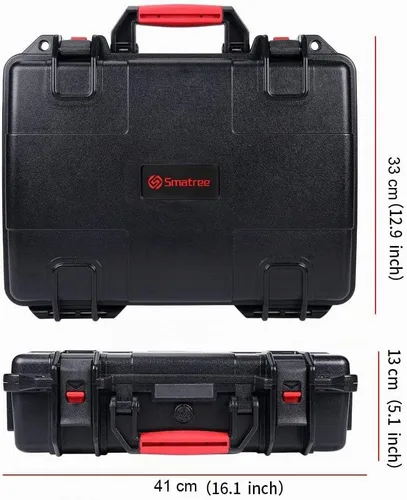 Vista 6 de Smatree Estuche de transporte de 17.6L con DJI Mavic 2 Pro/Mavic 2 Zoom
