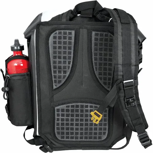 Vista 5 de Nelson-Rigg Mochila impermeable Hurricane/paquete de cola, Negro/Gris, 30 litros