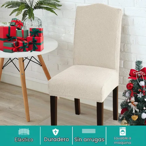 Vista 2 de Turquoize - Fundas para sillas de comedor - Elásticas, extraíbles, juego de 2 - Fundas protectoras para sillas Parson de comedor para hogar, hotel