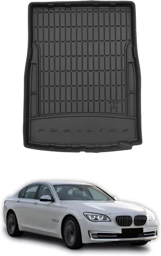 Vista 10 de OMAC Alfombrillas de carga premium para BMW Serie 7 E66 Sedan 2002-2008 TPE Negro