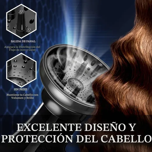 Vista 2 de Accesorio Difusor de Secador de Pelo Universal Ajustable Profesional Herramienta de Salón para Cabello Rizado Se Ajusta a la Mayoría de Secadores