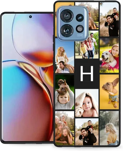 Vista 37 de Funda personalizada para Motorola Edge 2021 con nombre de texto y foto, diseño personalizado Edge2021 para teléfono móvil/smartphone/teléfono móvil