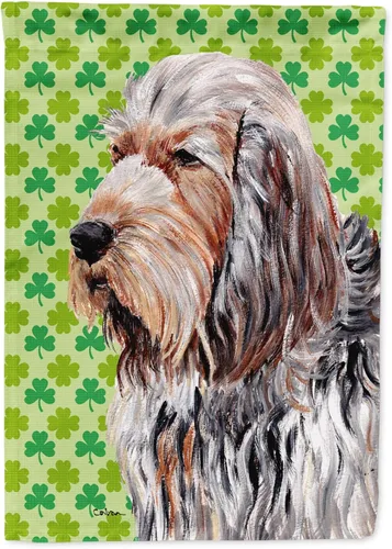 Vista 83 de Caroline's Treasures SS4442GF Affenpinscher Bandera de jardín con retrato de trébol del día de San Patricio para buzón, bandera decorativa