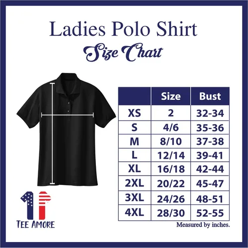 Vista 6 de Polo bordado personalizado para mujer, añade tu propio texto bordado personalizado