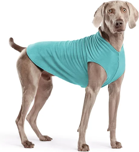 Vista 33 de Abrigo elástico de lana para perro, ropa suave y cálida para perro, suéter elástico para mascotas, lavable en lavadora, ecológico, para todo el año