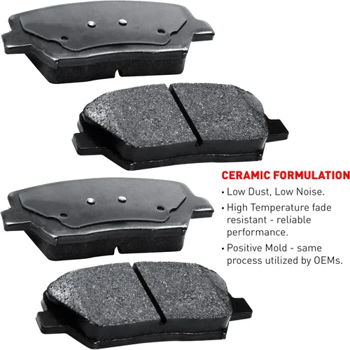 Vista 7 de R1 Concepts Kit de frenos delanteros y traseros para Jeep Grand Cherokee 1999-2004 Rotores de freno ranurados perforados Kit de pastillas