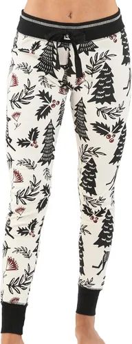 Vista 15 de Lazy One Leggings y camisetas para mujer, pijamas separados, ropa de descanso acogedora para mujer Leggings de pijama para mujer Bear Hug Rosa-Rojo