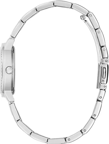 Vista 2 de GUESS US - Reloj analógico dorado y negro para mujer