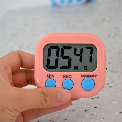 Vista 2 de Temporizadores de aula para profesores y niños, temporizador digital magnético grande, temporizador de cocina para cocinar, cepillo de dientes
