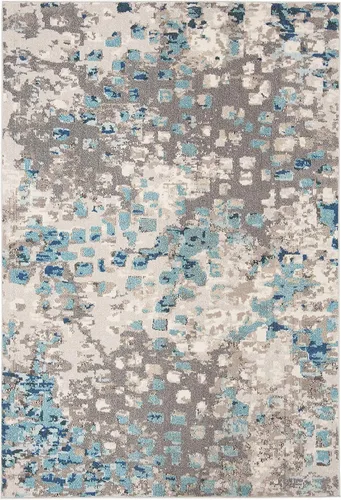 Vista 31 de SAFAVIEH Colección Madison - Alfombra de pasillo, 2'2" x 6', color fucsia y oro, diseño bohemio abstracto envejecido, no desprende pelusa y fácil