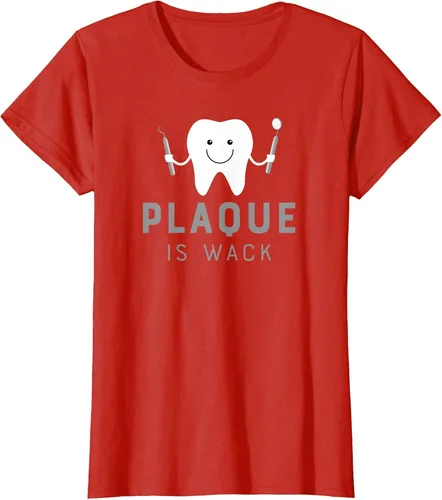 Vista 47 de Plaque is Wack Funny Dental Hygienist T-Shirt Asphalt Grey
