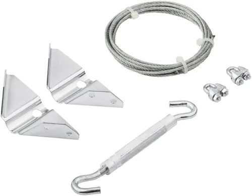 Vista 2 de National Hardware N192-211 852 Kits de puerta anti-hundimiento en zinc, paquete de 1