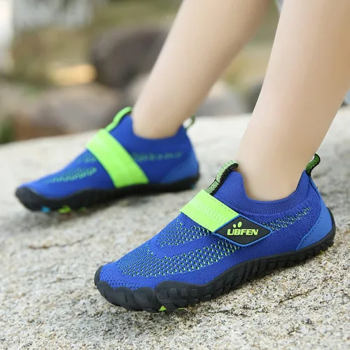 Vista 9 de UBFEN - Zapatos para el agua para niños y niñas, acuáticos y livianos, de secado rápido para ir a la playa, practicar deportes y natación, es como
