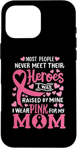 Vista 19 de Breast Cancer Awareness Wear Pink for My Mom Support Kids Case for iPhone 17